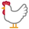 Rooster emoji on HTC